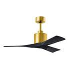 Matthews Fan Company - Nan Ceiling Fan - NK-BK-BK-52 - Canada Light Shop