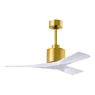Matthews Fan Company - Nan Ceiling Fan - NK-BRBR-MWH-42 - Canada Light Shop