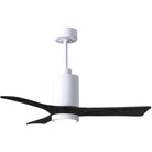 Matthews Fan Company - Patricia 3 Ceiling Fan - PA3-WH-BK-42 - Canada Light Shop