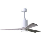 Matthews Fan Company - Patricia 3 Ceiling Fan - PA3-WH-BW-52 - Canada Light Shop