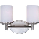 Maxim Lighting - Cylinder Bath Vanity - 9052SWSN - Canada Light Shop
