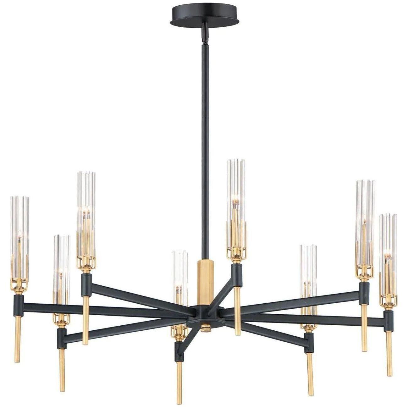 Maxim Lighting - Flambeau LED Chandelier - 16128CLBKAB - Canada Light Shop