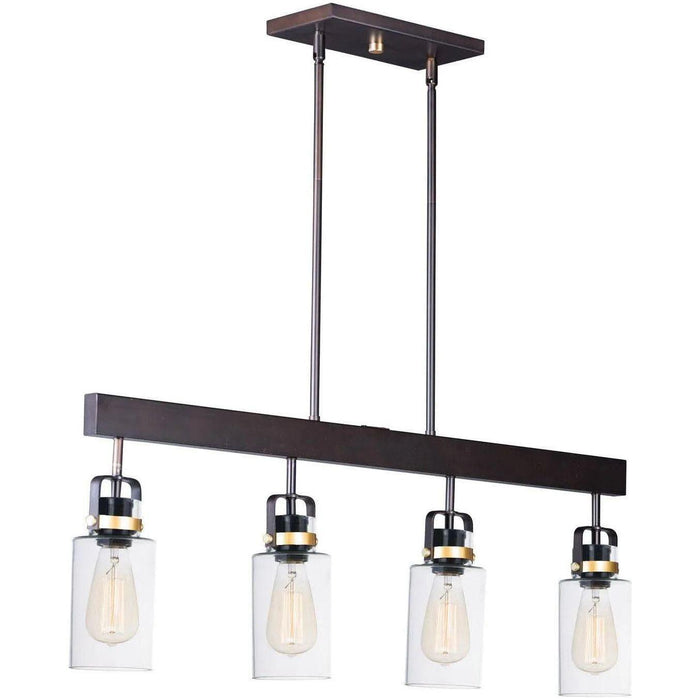 Maxim Lighting - Magnolia Linear Pendant - 30176CLBZGLD - Canada Light Shop