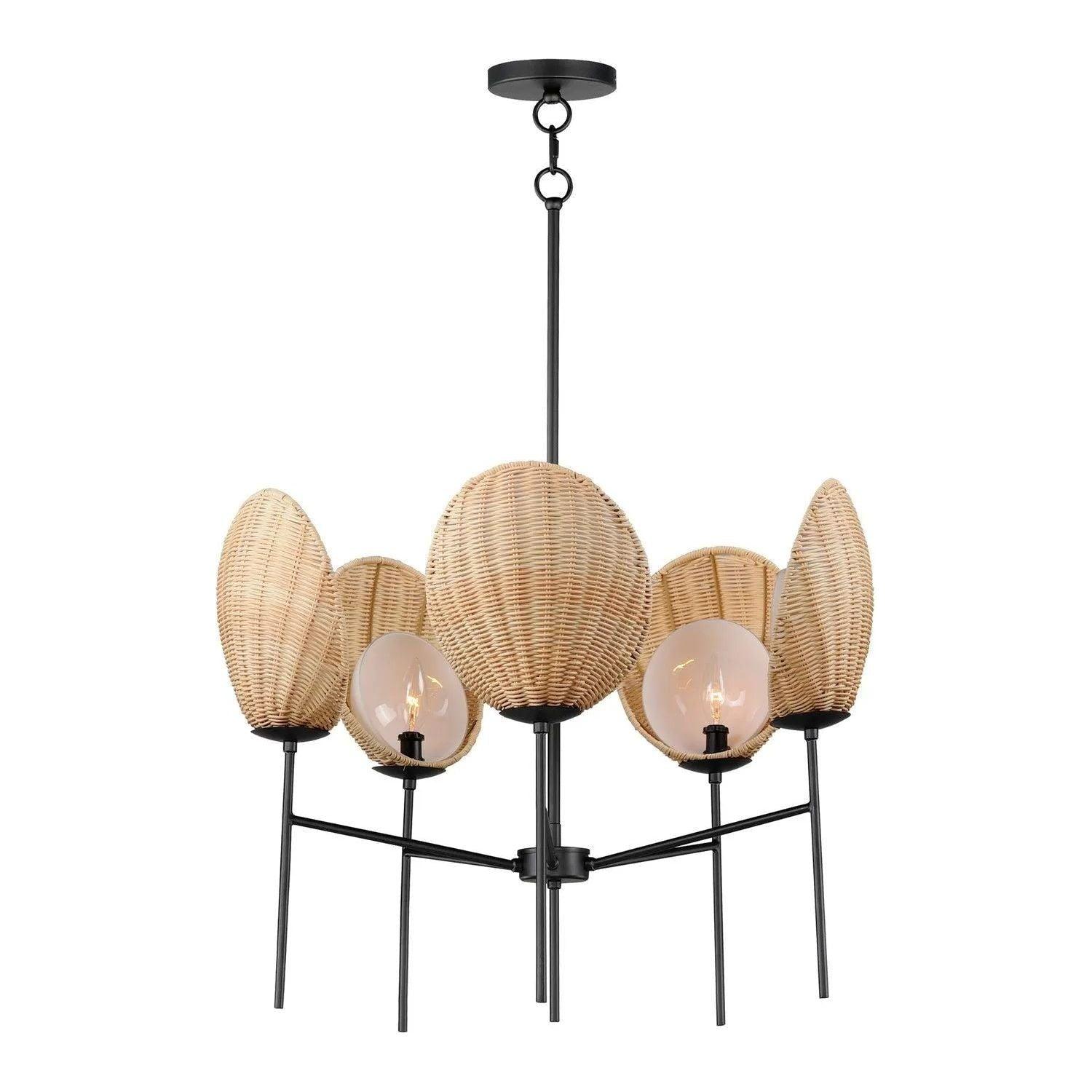 Maxim Lighting - Maldives Chandelier - 12605NABK - Canada Light Shop