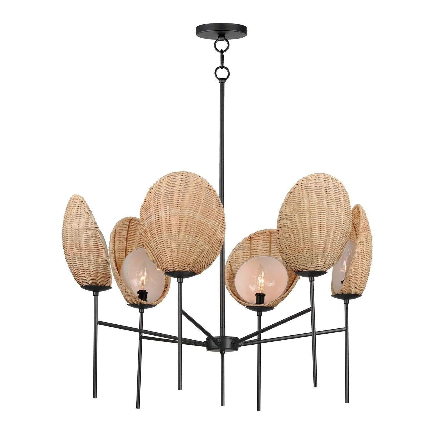 Maxim Lighting - Maldives Chandelier - 12606NABK - Canada Light Shop