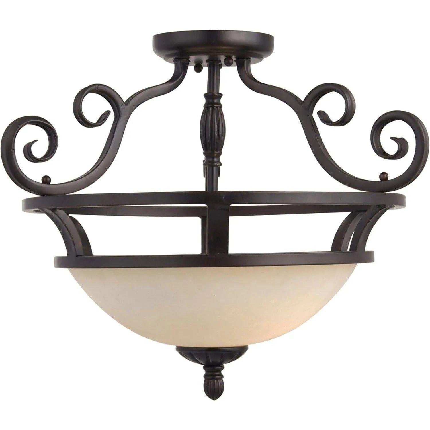 Maxim Lighting - Manor Semi-Flush Mount - 12201FIOI - Canada Light Shop