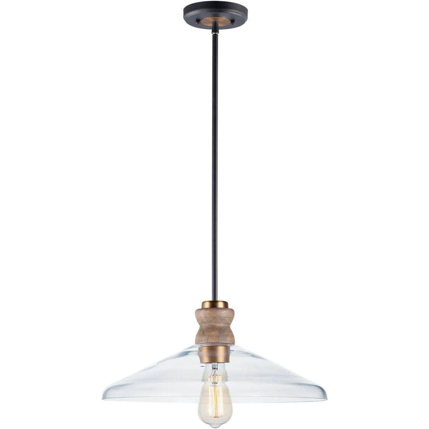 Maxim Lighting - Nelson Pendant - 10100CLWOAB - Canada Light Shop
