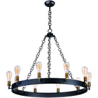 Maxim Lighting - Noble Chandelier - 26275BKNAB - Canada Light Shop