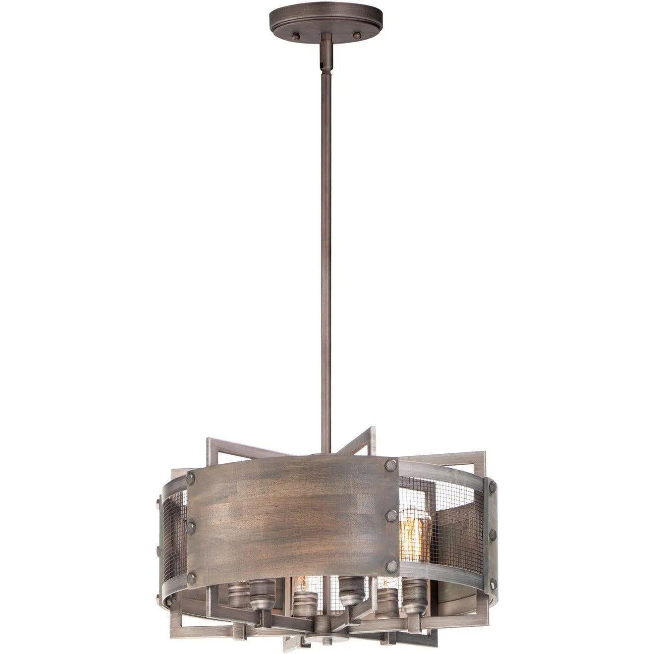 Maxim Lighting - Outland Drum Pendant - 25265BWWZ - Canada Light Shop