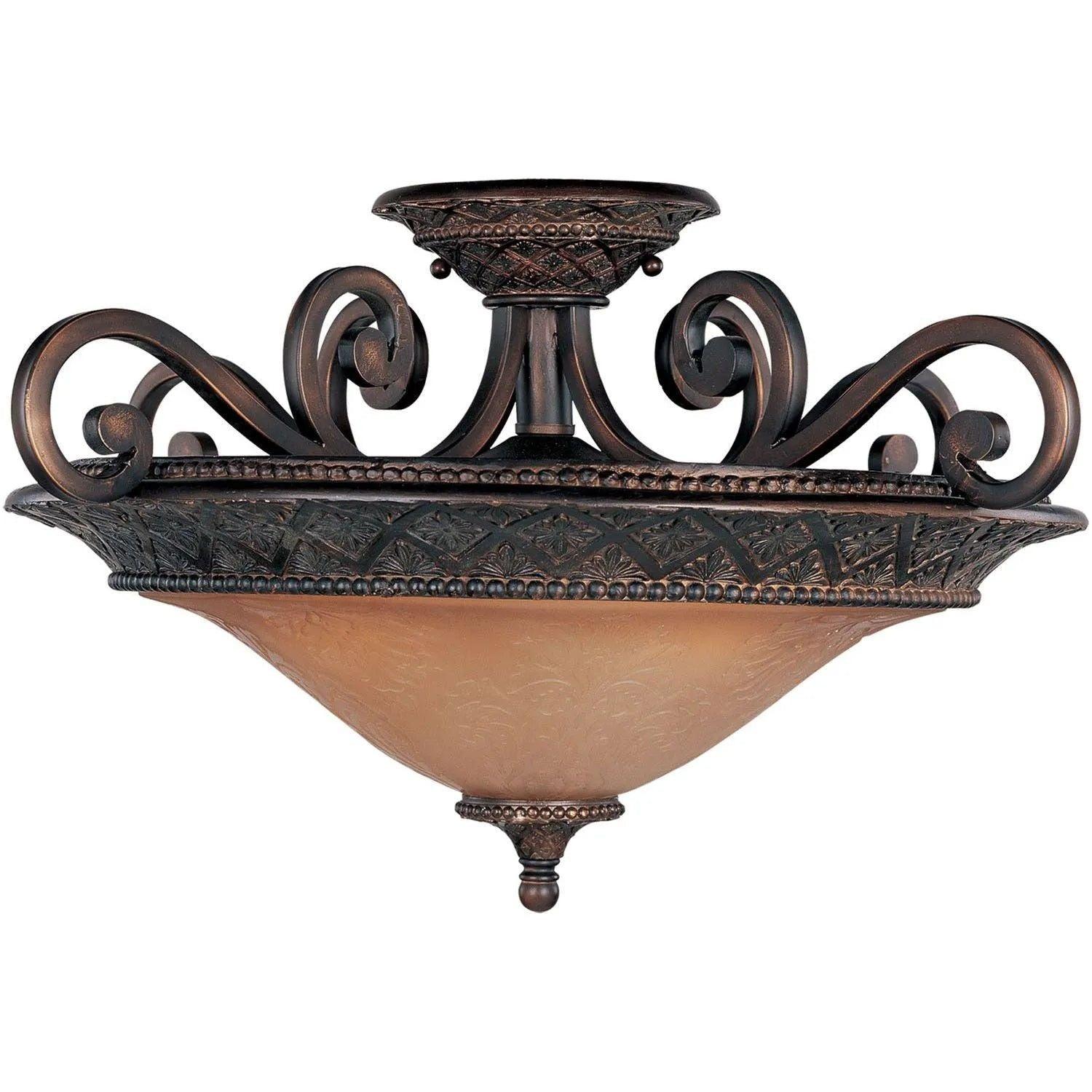 Maxim Lighting - Symphony Semi-Flush Mount - 11241SAOI - Canada Light Shop