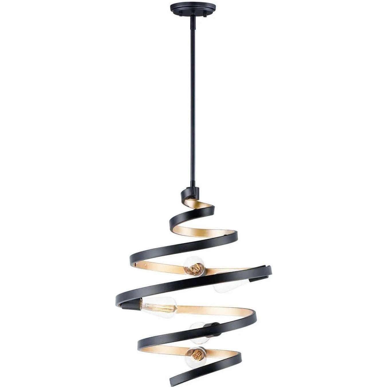 Maxim Lighting - Twister Pendant - 12236BKGLD - Canada Light Shop