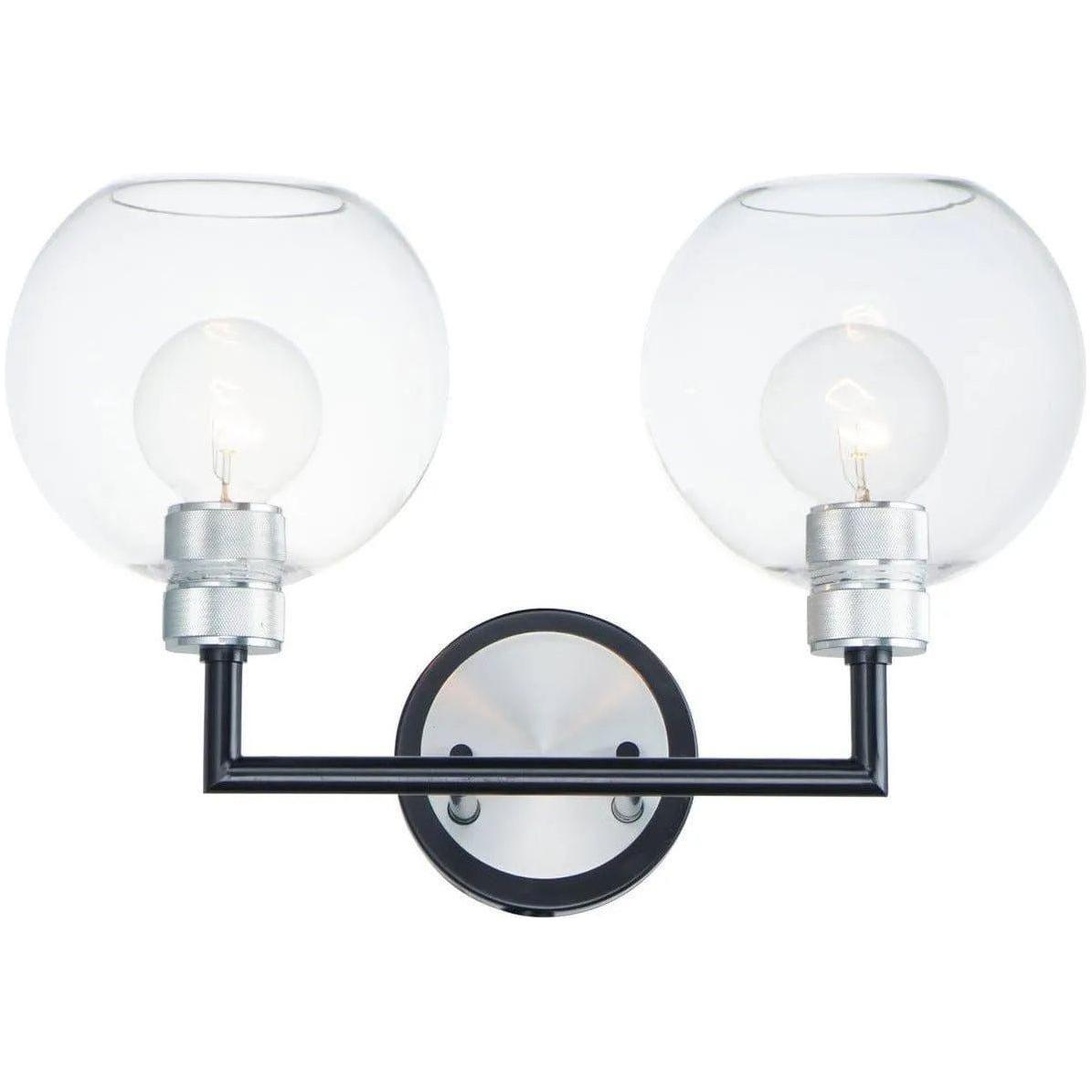 Maxim Lighting - Vessel Wall Sconce - 21612CLBKAL - Canada Light Shop