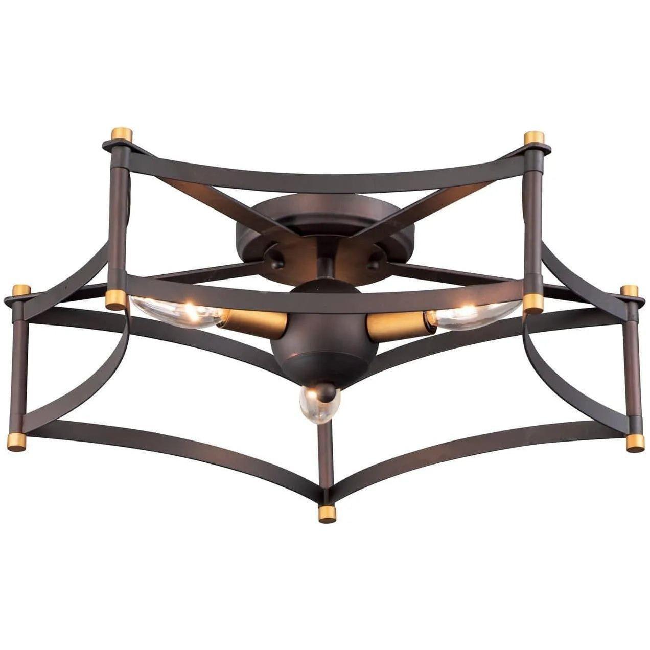 Maxim Lighting - Wellington Flush Mount - 13590OIAB - Canada Light Shop