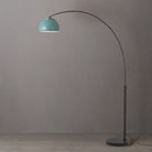 Nova of California 2113820BL Float 1-Light Arc Lamp in Black Nickel / Black (0BL)