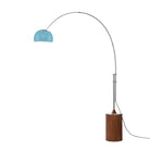 Nova of California 2113833BL Tambo Half Dome Arc Lamp in Satin Nickel / Dark Walnut