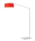 Nova of California 2110926CR Stretch 1-Light Arc Lamp in White