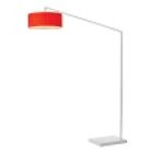 Nova of California 2110926CR Stretch 1-Light Arc Lamp in White
