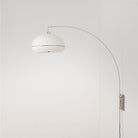 Nova of California 2115836SN Morelli Wall Mounted Arc Lamp in Weathered Brass / Satin Nickel