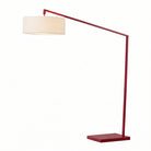 Nova of California 2110925WH Stretch 1-Light Arc Lamp in Crimson Red