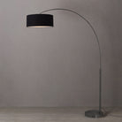 Nova of California 2110826BK Float 1-Light Arc Lamp in Black Nickel