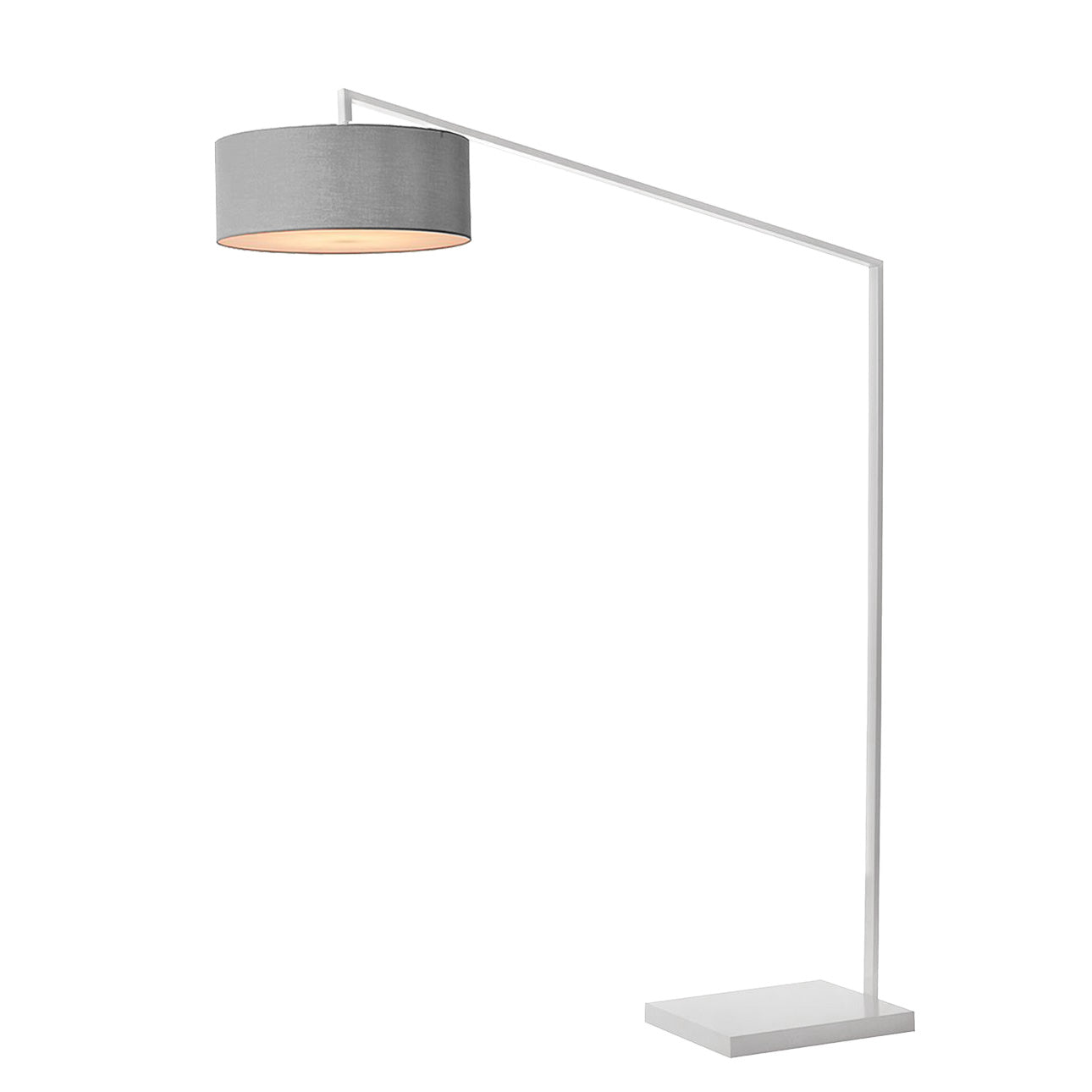 Nova of California 2110926CG Stretch 1-Light Arc Lamp in White