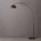 Nova of California 2113826BN Float 1-Light Arc Lamp in Black Nickel