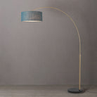 Nova of California 2110818BL Float 1-Light Arc Lamp in Weathered Brass / Black