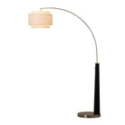 Nova of California 2110772SN Coronado 1-Light Arc Floor Lamp in Matte Black (2SN)