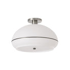Nova of California 2115842BKN Morelli Flush Mount in Satin Nickel