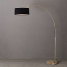 Nova of California 2110824BK Float 1-Light Arc Lamp in Weathered Brass