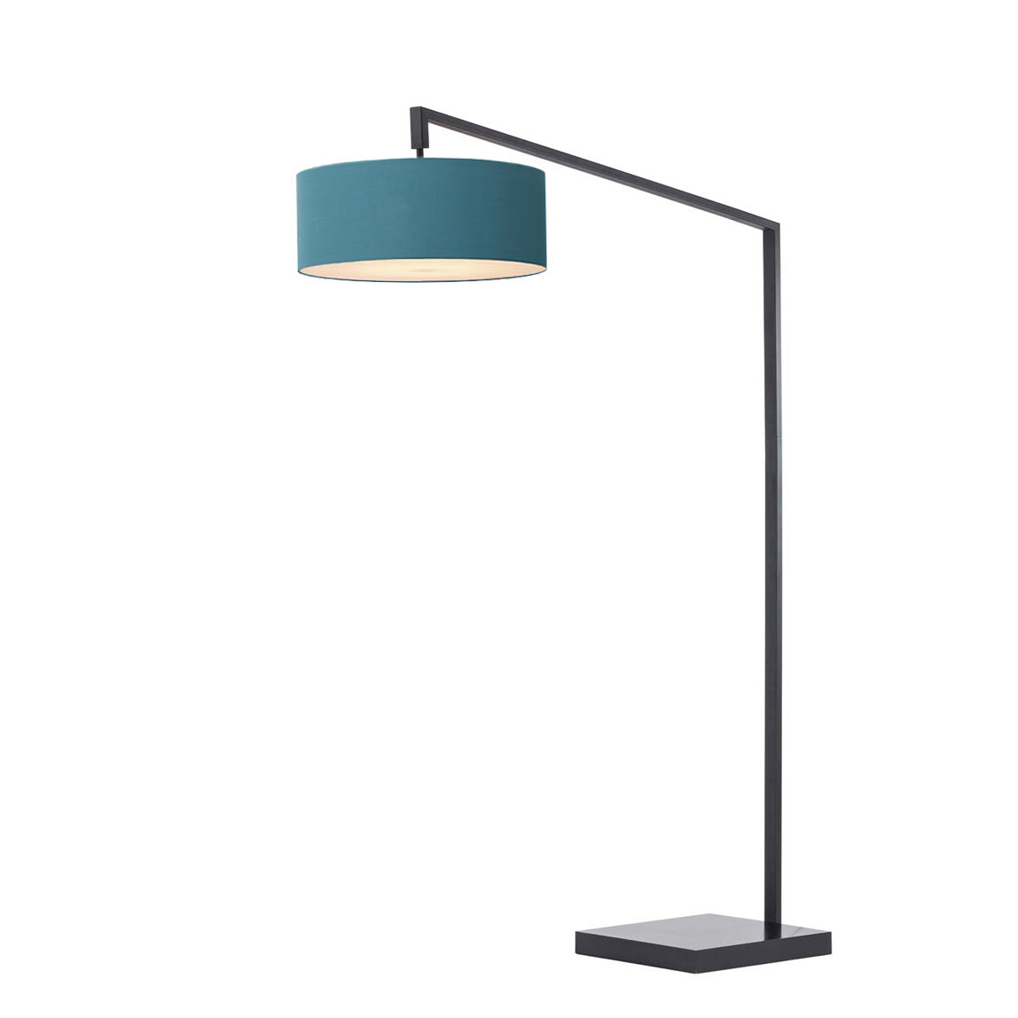 Nova of California 2110924BL Stretch 1-Light Chairside Arc Lamp in Black