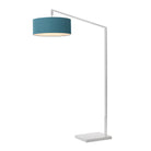 Nova of California 2110927BL Stretch 1-Light Chairside Arc Lamp in White
