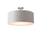 Nova of California 2110844CG Stretch Semi-Flush Mount in Satin Nickel
