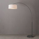 Nova of California 2110826WH Float 1-Light Arc Lamp in Black Nickel