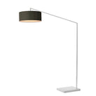 Nova of California 2110926BK Stretch 1-Light Arc Lamp in White