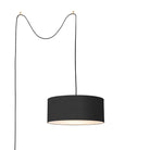 Nova of California 2110841BK Stretch Swag Lamp in Weathered Brass