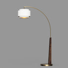 Nova of California 2110772WB Coronado 1-Light Arc Floor Lamp in Matte Black