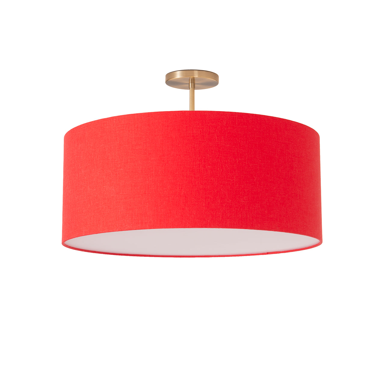 Nova of California 2110845CR Stretch Semi-Flush Mount in Weathered Brass