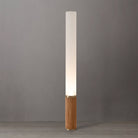 Nova of California 2710799ASH Tambo Cylindro Accent Floor Lamp in Weathered Brass & Walnut / Weathered Brass