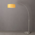 Nova of California 2110825MU Float 1-Light Arc Lamp in Satin Nickel