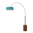 Nova of California 2110832BL Tambo Stretch 1-Light Arc Lamp in Weathered Brass / Dark Walnut