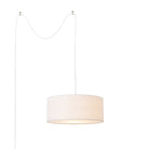 Nova of California 2110840WH Stretch Swag Lamp in Satin Nickel (0WH)