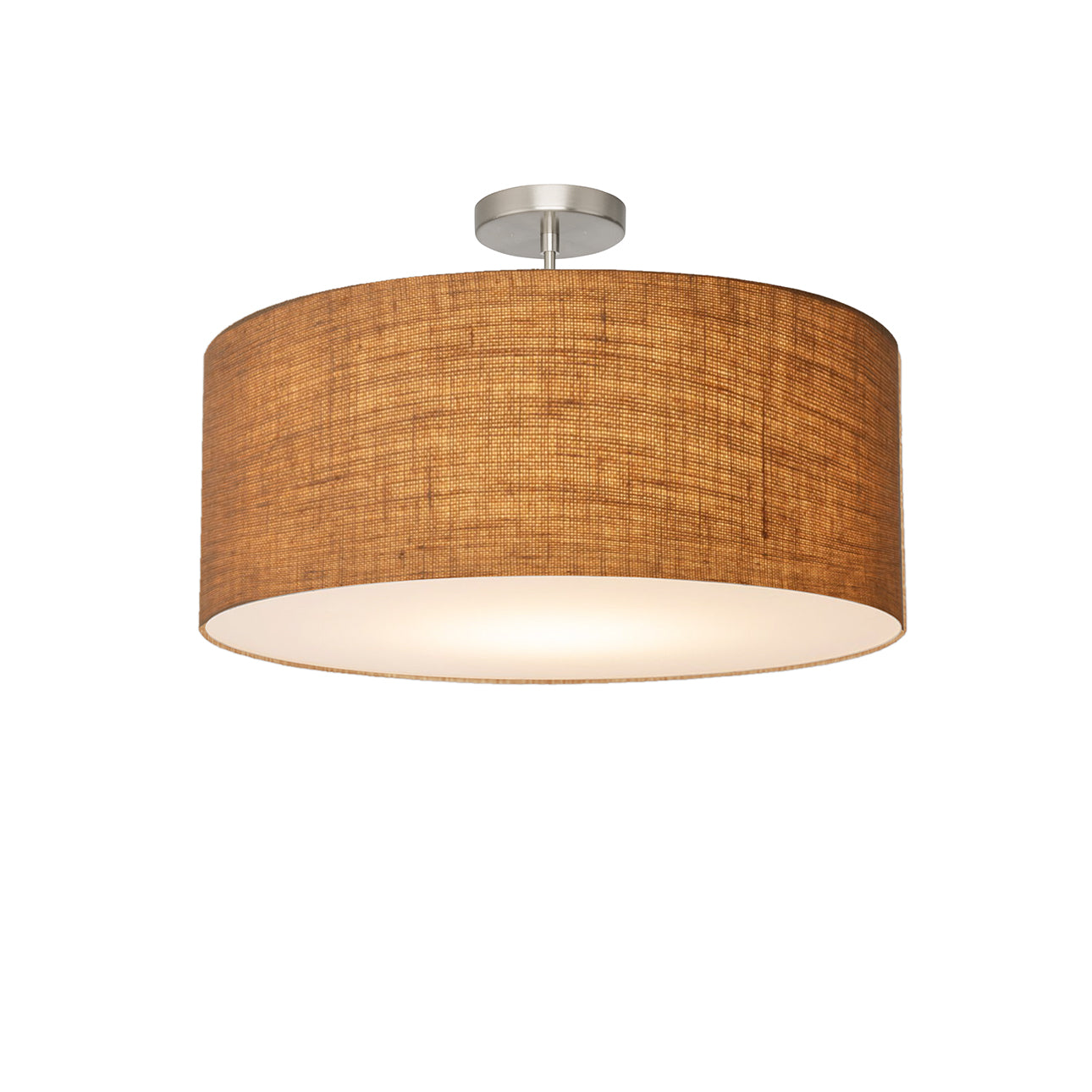 Nova of California 2110844BU Stretch Semi-Flush Mount in Satin Nickel