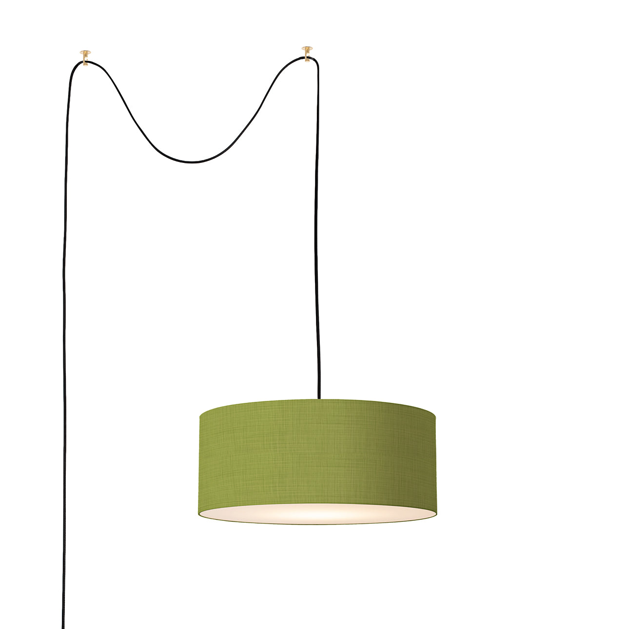Nova of California 2110841AV Stretch Swag Lamp in Weathered Brass