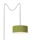 Nova of California 2110841AV Stretch Swag Lamp in Weathered Brass