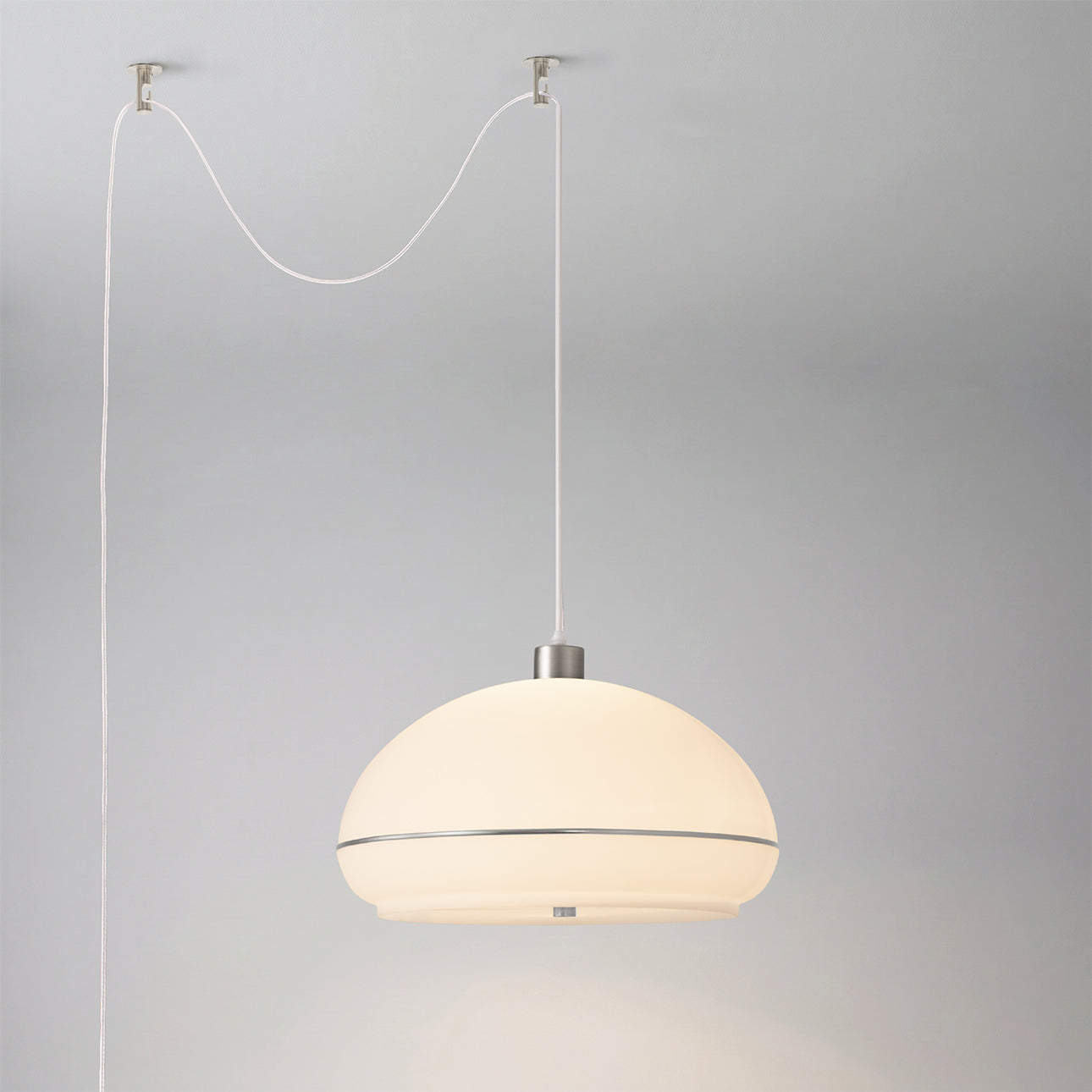 Nova of California 2115840SN Morelli Swag Lamp in Satin Nickel