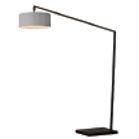 Nova of California 2110923CG Stretch 1-Light Arc Lamp in Matte Black