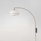 Nova of California 2115836BKN Morelli Wall Mounted Arc Lamp in Weathered Brass
