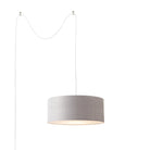 Nova of California 2110840CG Stretch Swag Lamp in Satin Nickel