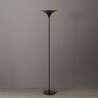 Nova of California 1510500MB Lodi Torchiere Floor Lamp in Matte Black